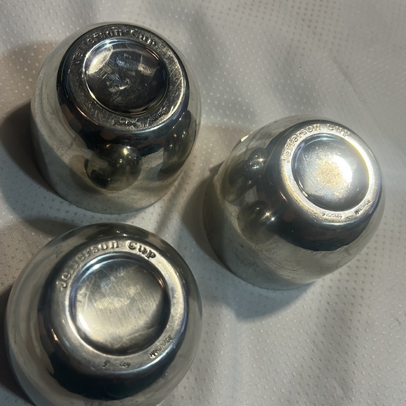 Vintage Anheuser Busch Jefferson Cups Pewter Rare Collectible Budweiser Beer - Picture 2 of 7